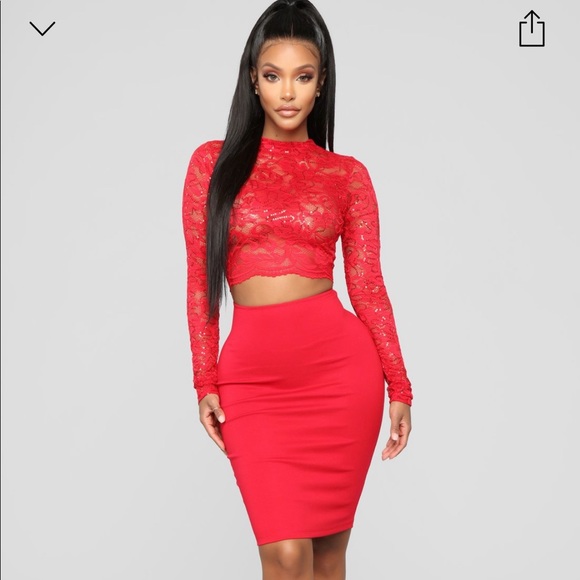 Lace mini dress - Picture 1 of 3